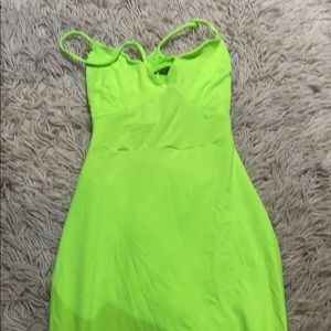 Neon bodycon dress